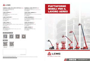Zglobna podizna platforma na kotačima LGMG  A14JE-2