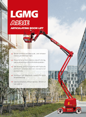 Zglobna podizna platforma na kotačima LGMG  A13JE-LI