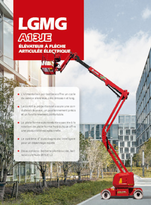 Zglobna podizna platforma na kotačima LGMG  A13JE-LI