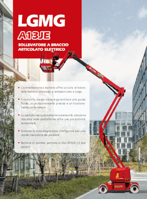 Zglobna podizna platforma na kotačima LGMG  A13JE-LI