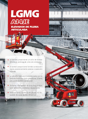 Zglobna podizna platforma na kotačima LGMG  A14JE