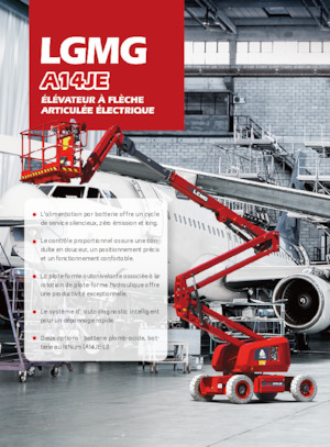 Zglobna podizna platforma na kotačima LGMG  A14JE