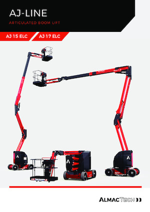 Zglobna podizna platforma na kotačima Almac AJ 15 ELC