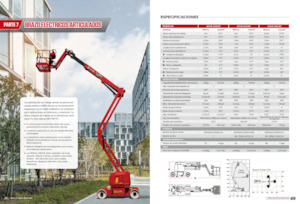 Zglobna podizna platforma na kotačima LGMG  AR11J