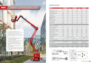 Zglobna podizna platforma na kotačima LGMG  AR24JE
