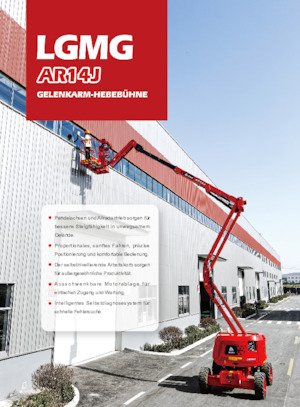 Zglobna podizna platforma na kotačima LGMG  AR14J