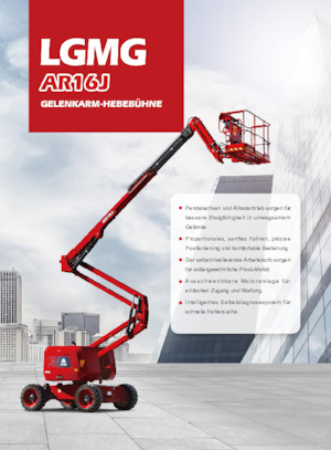 Zglobna podizna platforma na kotačima LGMG  AR16J