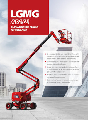 Zglobna podizna platforma na kotačima LGMG  AR16J