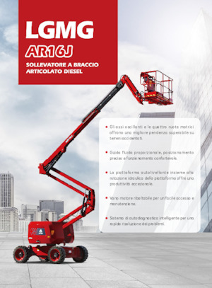 Zglobna podizna platforma na kotačima LGMG  AR16J