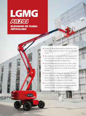 Zglobna podizna platforma na kotačima LGMG  AR20J