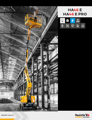 Zglobna podizna platforma na kotačima Haulotte HA46 E
