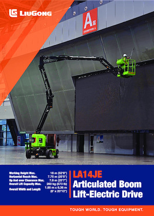 Zglobna podizna platforma na kotačima Liugong LA14JE