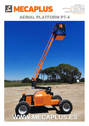 Zglobna podizna platforma na kotačima Mecaplús P7-4