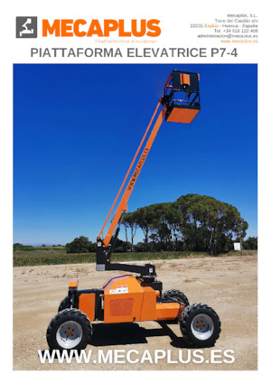 Zglobna podizna platforma na kotačima Mecaplús P7-4