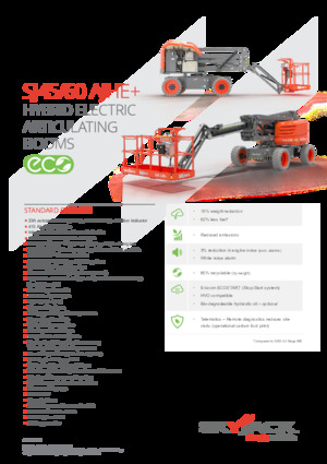 Zglobna podizna platforma na kotačima Skyjack SJ60 AJHE+