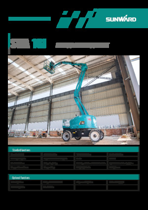 Zglobna podizna platforma na kotačima Sunward SWA16J