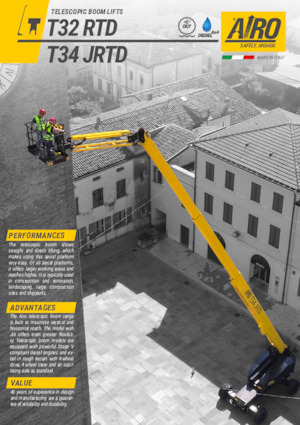Teleskopska podizna platforma na gusjenicama AIRO T32 RTD