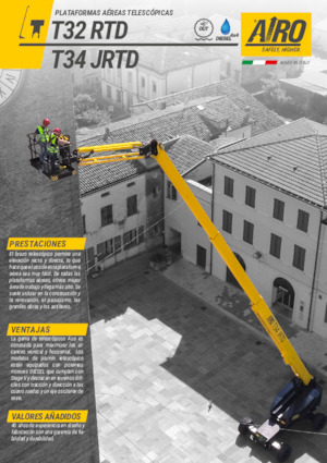 Teleskopska podizna platforma na gusjenicama AIRO T32 RTD