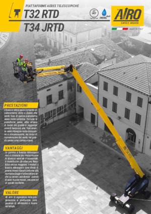 Teleskopska podizna platforma na gusjenicama AIRO T32 RTD
