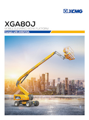 Zglobna podizna platforma na kotačima XCMG XGA80J