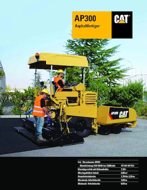 Asfaltni finišeri na kotačima Caterpillar AP300F