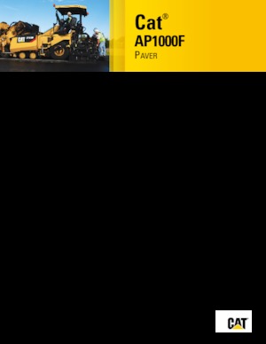 Asfaltni finišeri na kotačima Caterpillar AP1000F