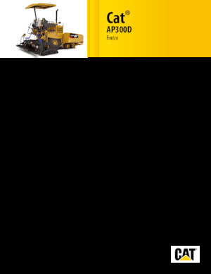 Asfaltni finišeri na kotačima Caterpillar AP300D