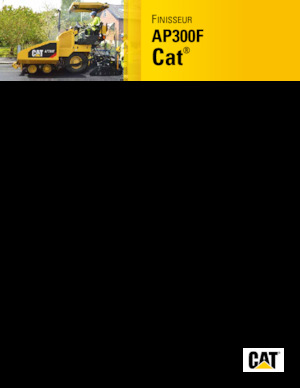 Asfaltni finišeri na kotačima Caterpillar AP300F