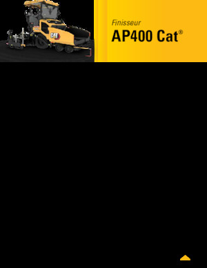 Asfaltni finišeri na kotačima Caterpillar AP400