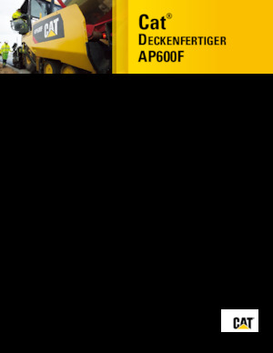Asfaltni finišeri na kotačima Caterpillar AP600F