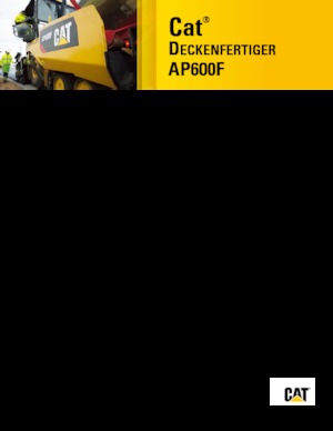 Asfaltni finišeri na kotačima Caterpillar AP600F