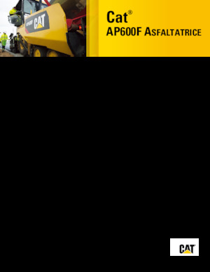Asfaltni finišeri na kotačima Caterpillar AP600F