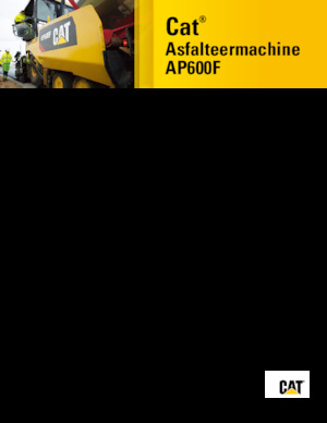 Asfaltni finišeri na kotačima Caterpillar AP600F