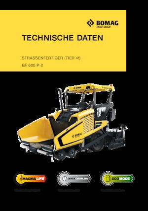Asfaltni finišeri na kotačima Bomag BF 600 P-2 S 600