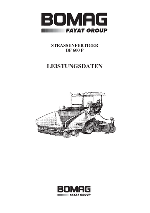 Asfaltni finišeri na kotačima Bomag BF 600 P-HSE