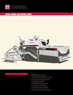 Asfaltni finišeri na kotačima Terex CR352L