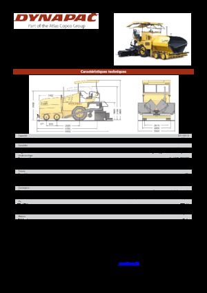 Asfaltni finišeri na kotačima Dynapac DF 125 P/D