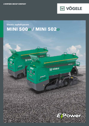 Asfaltni finišeri na kotačima Vögele Mini 502e