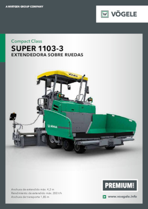 Asfaltni finišeri na kotačima Vögele Super 1103-3
