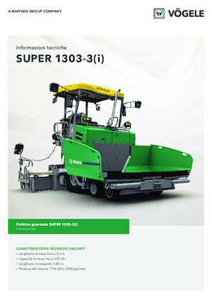 Asfaltni finišeri na kotačima Vögele Super 1303-3i