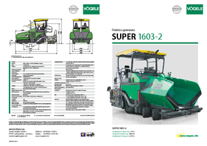 Asfaltni finišeri na kotačima Vögele Super 1603-2
