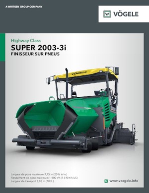 Asfaltni finišeri na kotačima Vögele Super 2003-3i