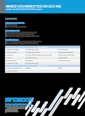 Dizalice na škare na kotačima Sinoboom 0608E