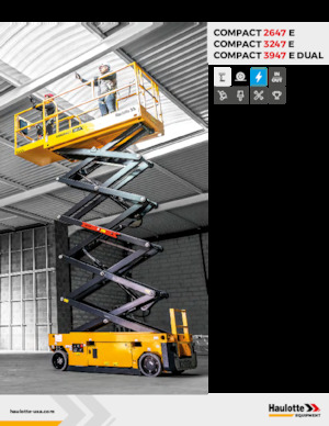 Dizalice na škare na kotačima Haulotte COMPACT 3947 E Dual