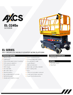 Dizalice na škare na kotačima AXCS EL-3245e