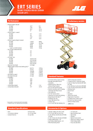 Dizalice na škare na kotačima JLG ERT4769