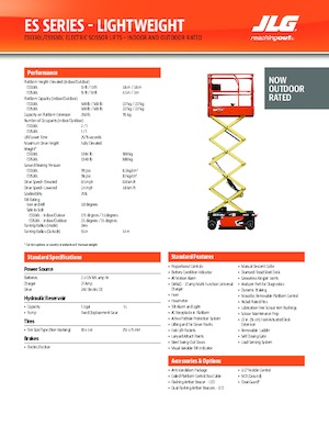 Dizalice na škare na kotačima JLG ES1330L