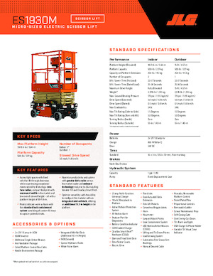 Dizalice na škare na kotačima JLG ES1930M