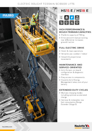 Dizalice na škare na kotačima Haulotte HS18E