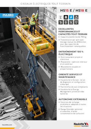 Dizalice na škare na kotačima Haulotte HS18E